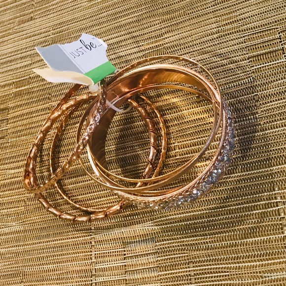 5 for $20! Rose Gold Bangle Bracelets - Picture 3 of 3